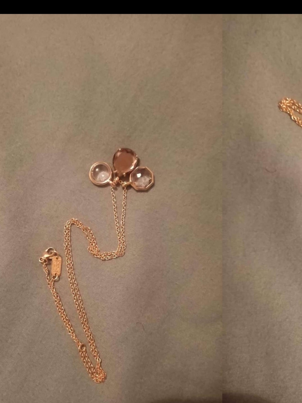 Ippolita Rose Gold Multi-Shape Pendant Necklace